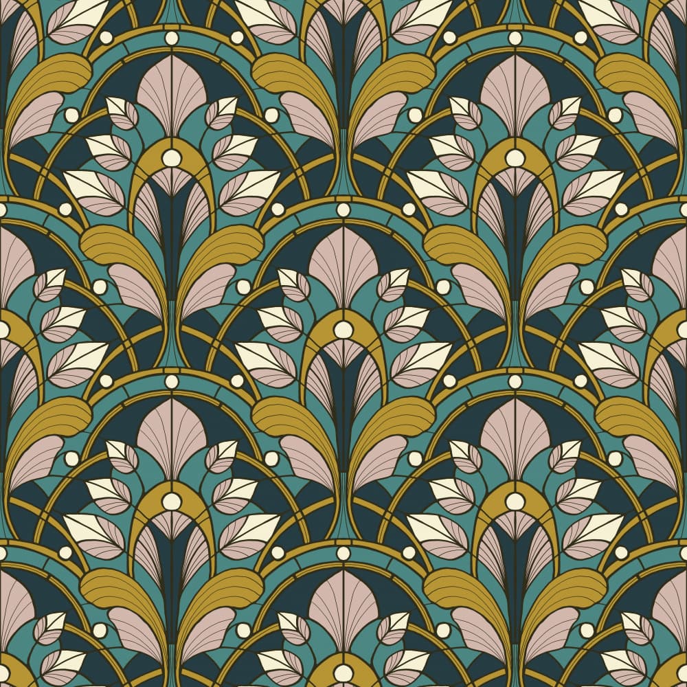 Elegant Deco Leaves