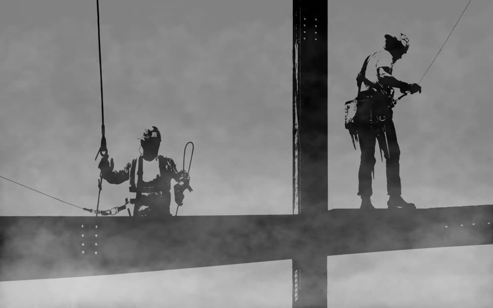 Building High Steel by Patrick Compagnucci — canvas wall art
