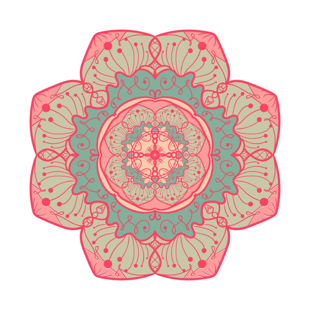 Intricate Mandala Bloom by Marika Barsrsind — canvas wall art