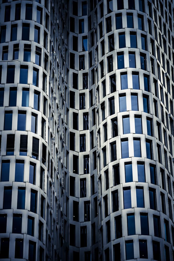 Modern Building Curves by Stefan Buder — canvas wall art