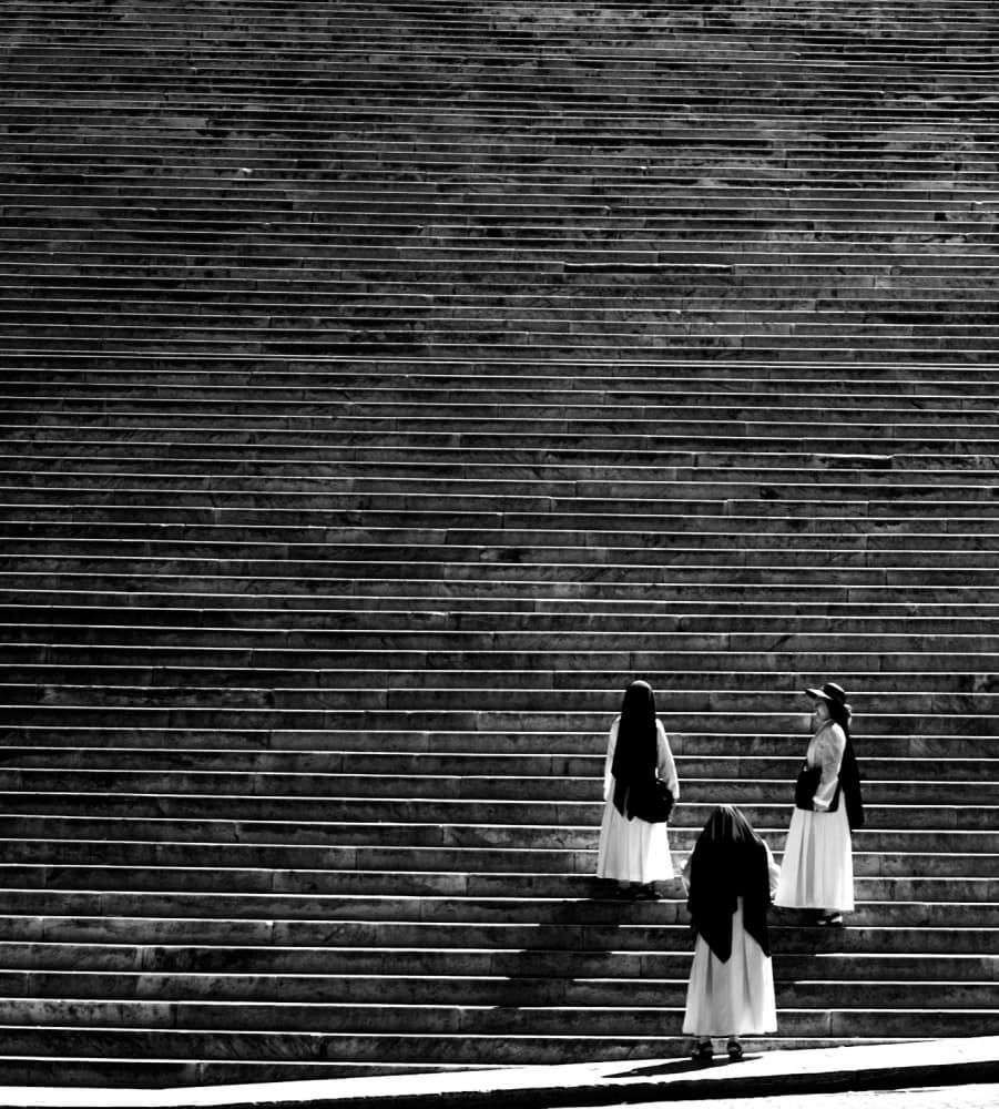 Ascending Grand Steps by Francesco Santini — canvas wall art