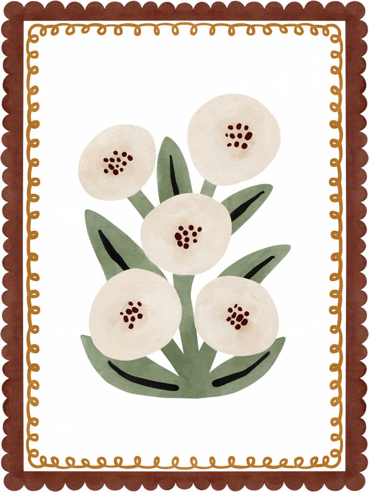 Floral Whimsy by Treechild — canvas wall art