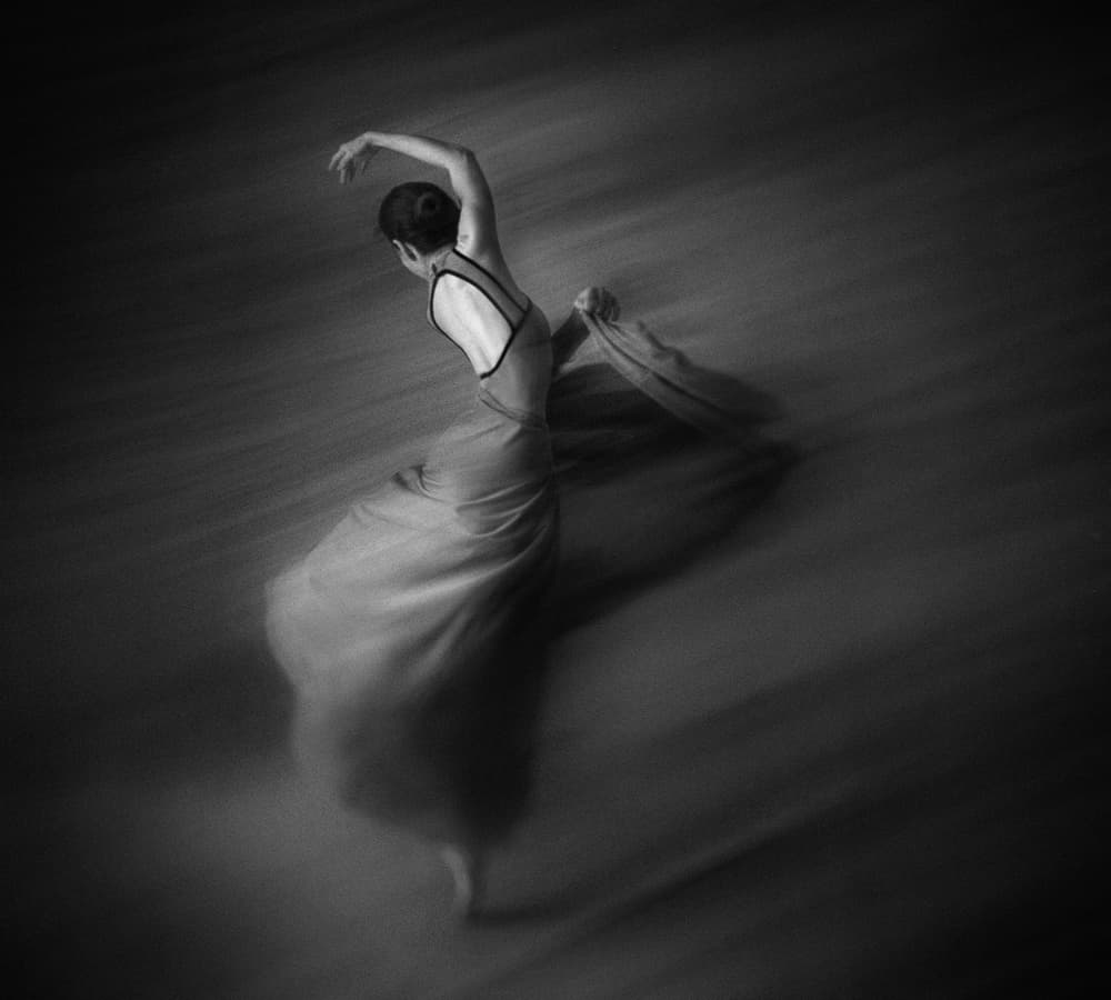 Graceful Dancer In Motion by hardibudi — canvas wall art