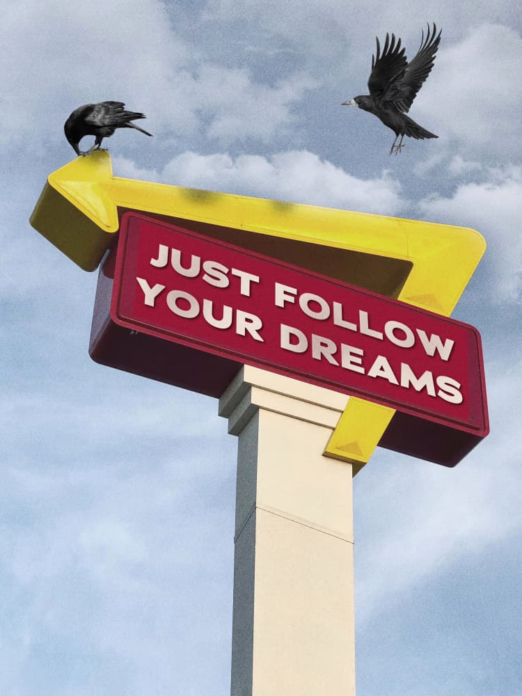 Follow Your Dreams by Dikhotomy — canvas wall art