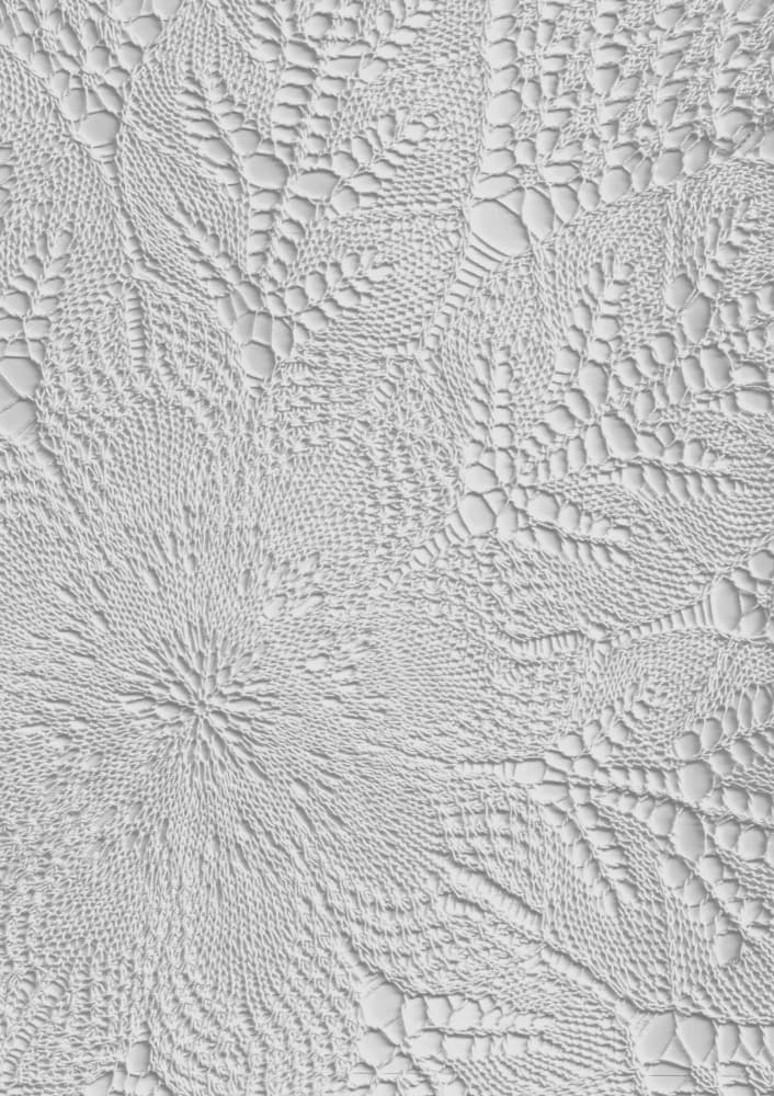 Intricate White Lace by Maira Ribena — canvas wall art