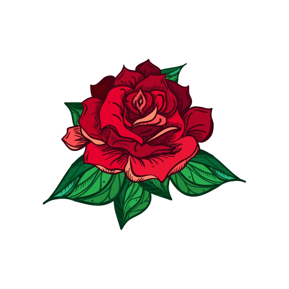 Red Rose Bloom by Marika Barsrsind — canvas wall art