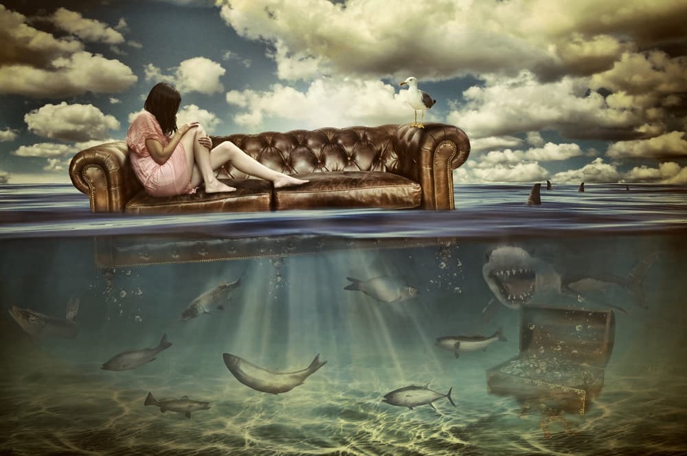 Surreal Ocean Dream by Peeters Jos — canvas wall art