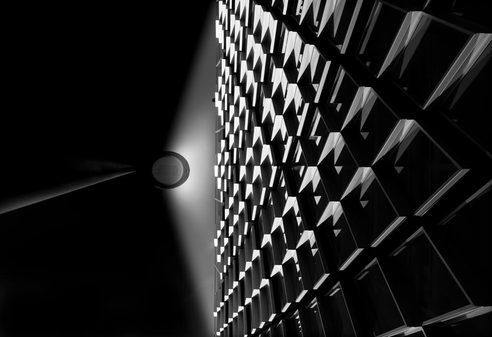 Geometric Light and Shadow by Greetje van Son — canvas wall art