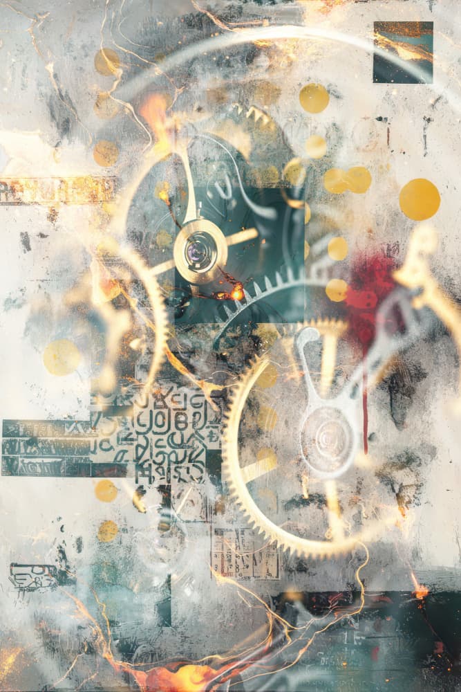 Intricate Time Gears by Rafal Kulik — canvas wall art
