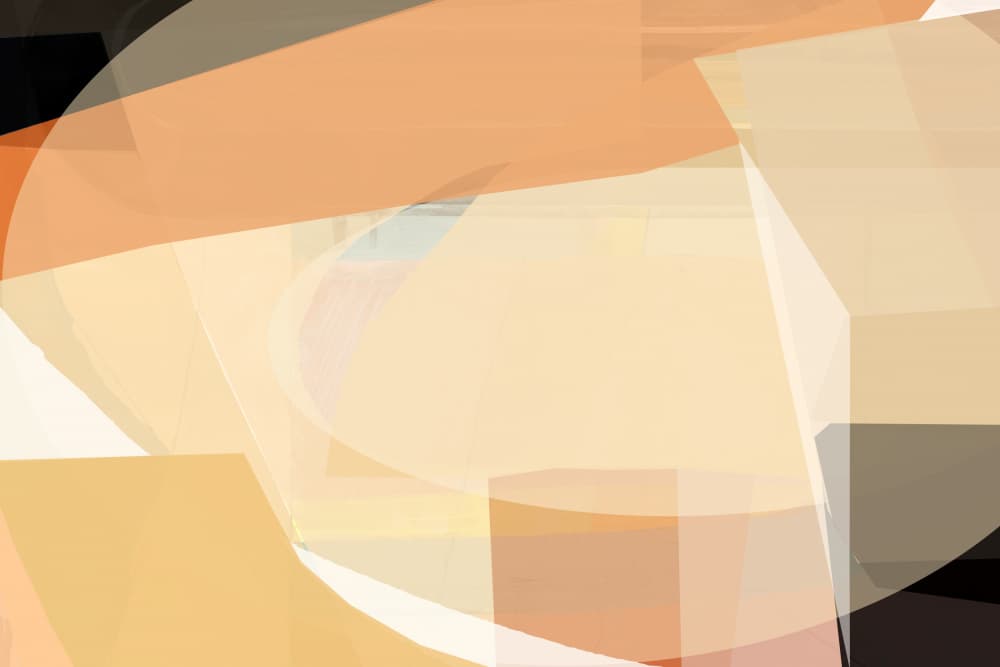 Warm Abstract Shapes by cartissi — canvas wall art