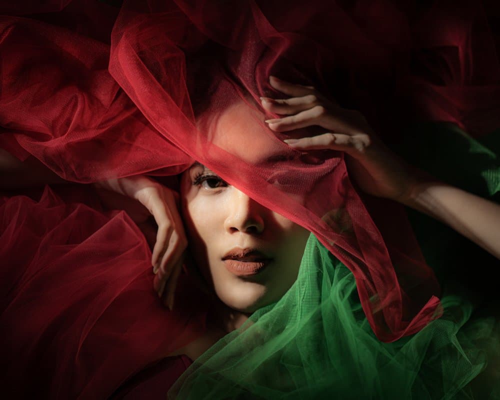 Veiled Beauty in Color by Heru Sungkono — canvas wall art
