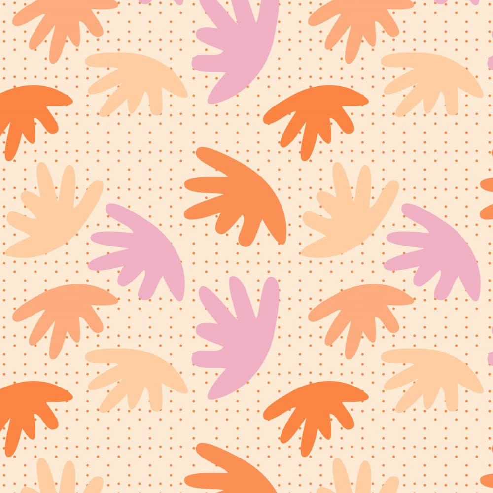 Organic Pastel Dot Pattern by Dina Dankers — canvas wall art