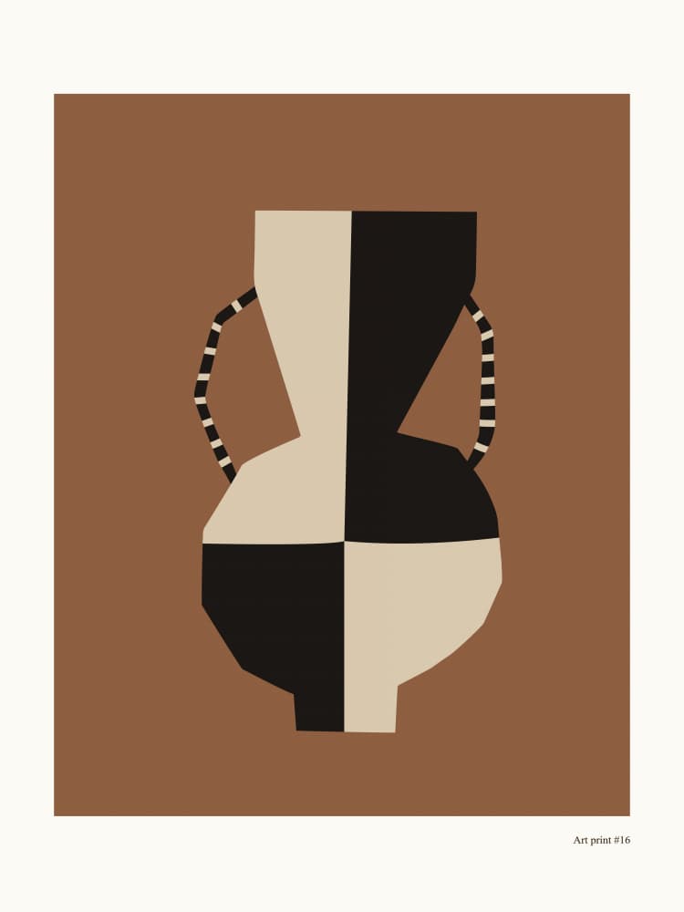 Geometric Vessel by Treechild — canvas wall art