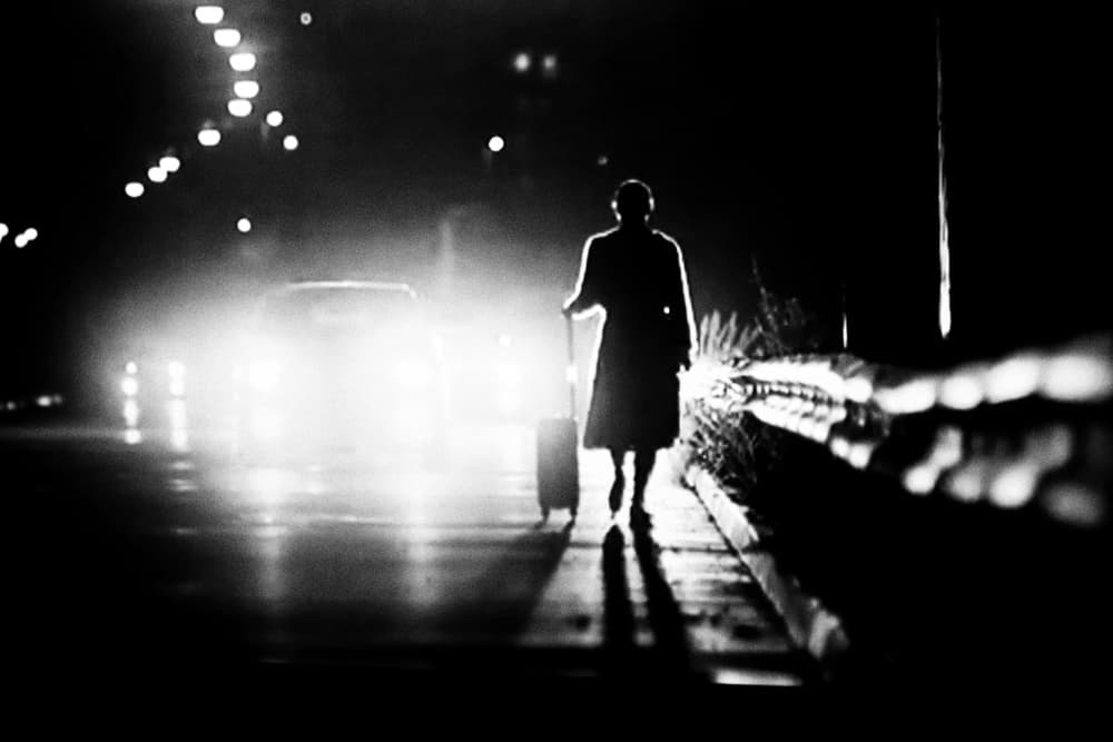 Midnight Road Journey by Ali Ayer — canvas wall art