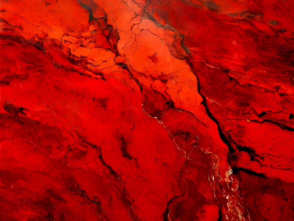 Fiery Red Flow by Alpenglow Workshop — canvas wall art