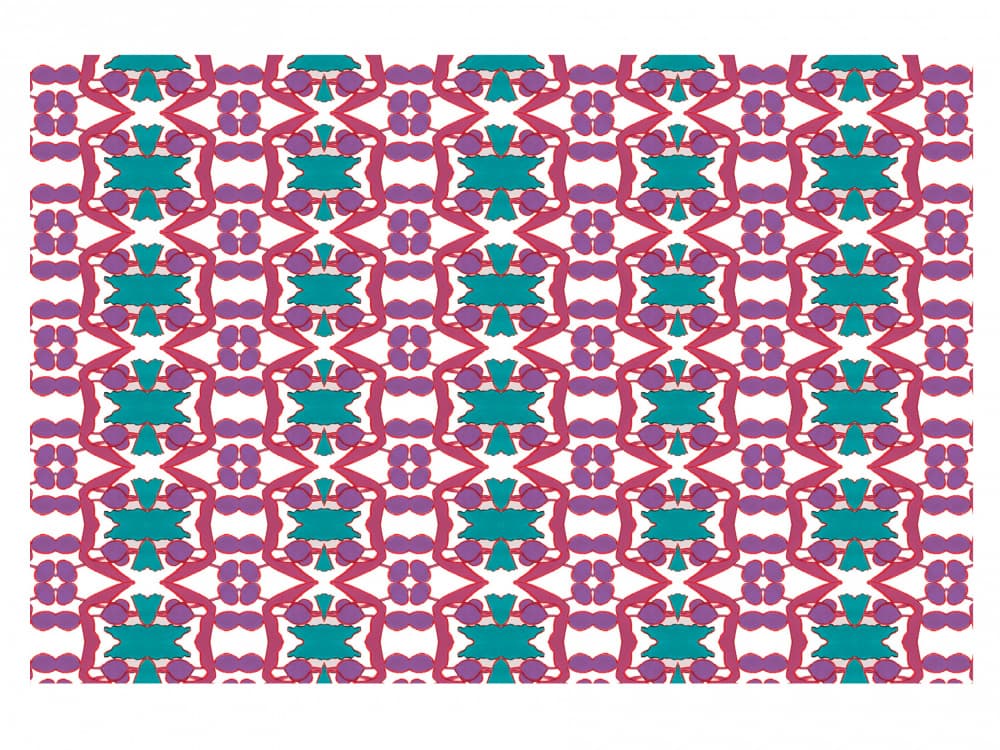 Vibrant Geometric Pattern by Breanna Megan Studio — canvas wall art
