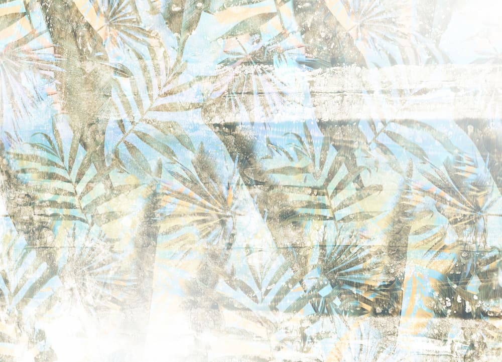 Faded Tropical Pattern by Rafal Kulik — canvas wall art