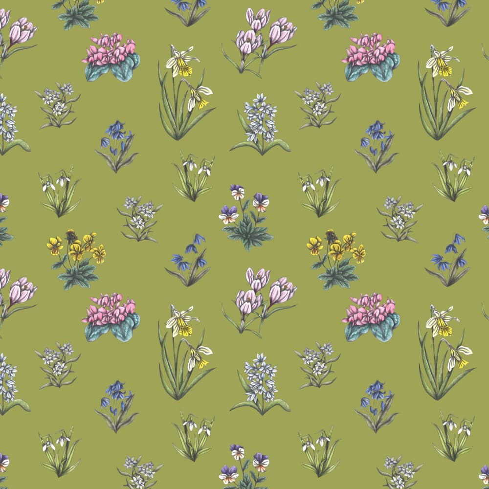 Vibrant Spring Blooms by Cecilia Battaini — canvas wall art