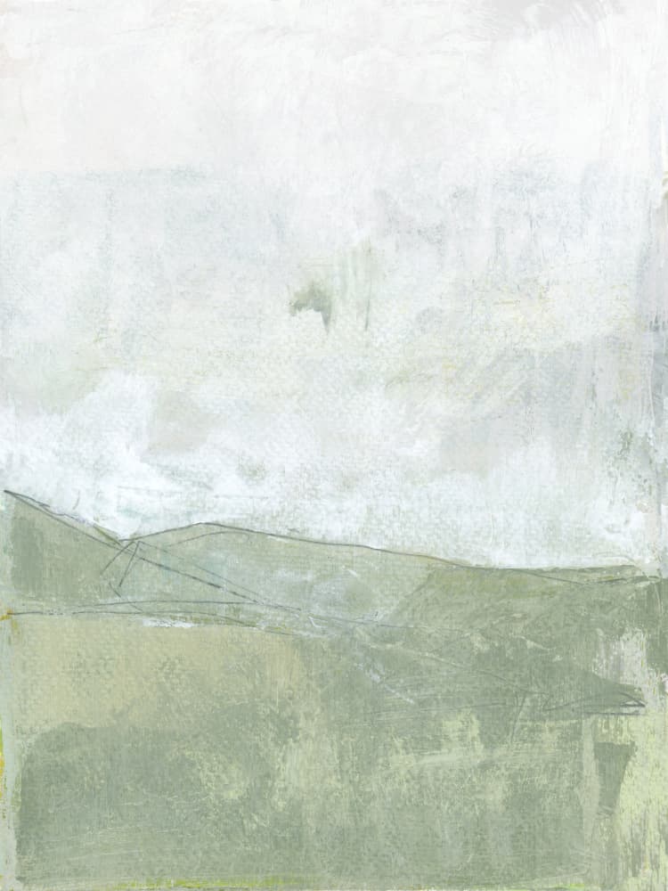 Serene Green Hills by cartissi — canvas wall art
