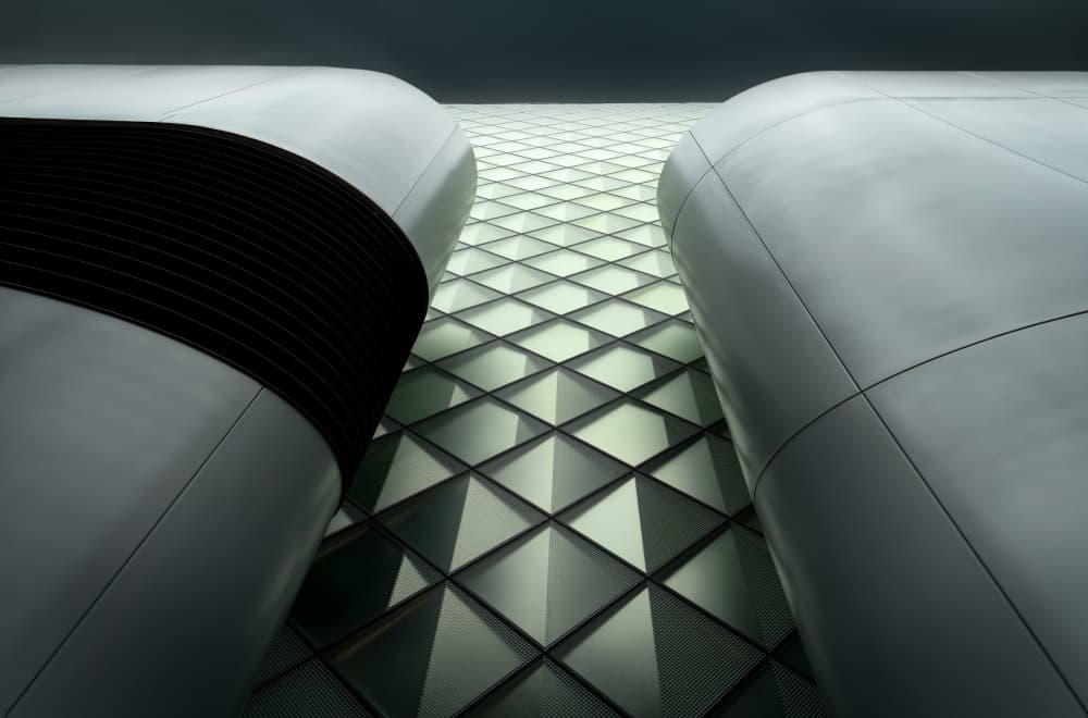 Modern Architectural Curves by Stephan Rückert — canvas wall art