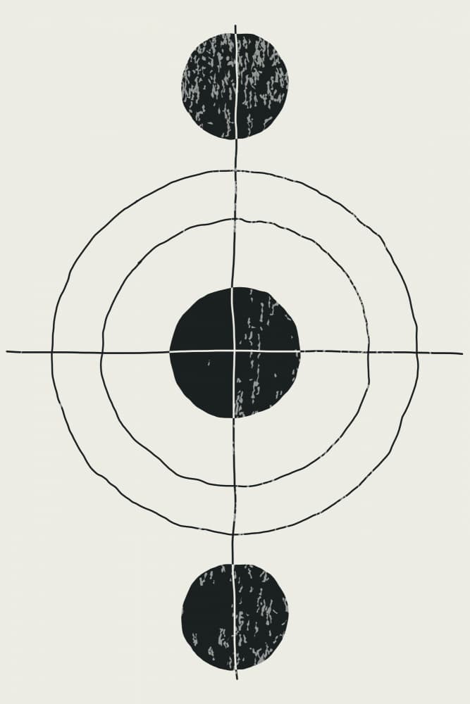 Abstract Concentric Balance by jay stanley — canvas wall art