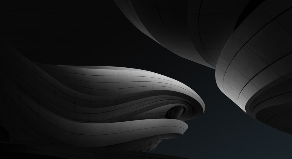 Sleek Modern Architecture by Yujie Zhang — canvas wall art