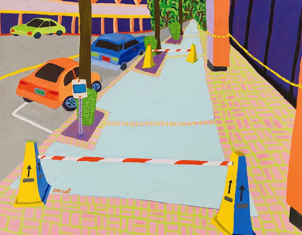 Garden Avenue by Sue Graef — canvas wall art