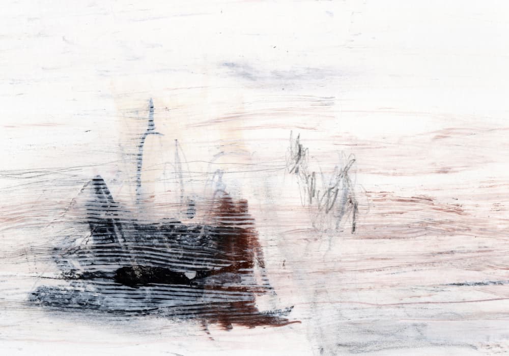 Abstract Urban Silhouette by uplusmestudio — canvas wall art