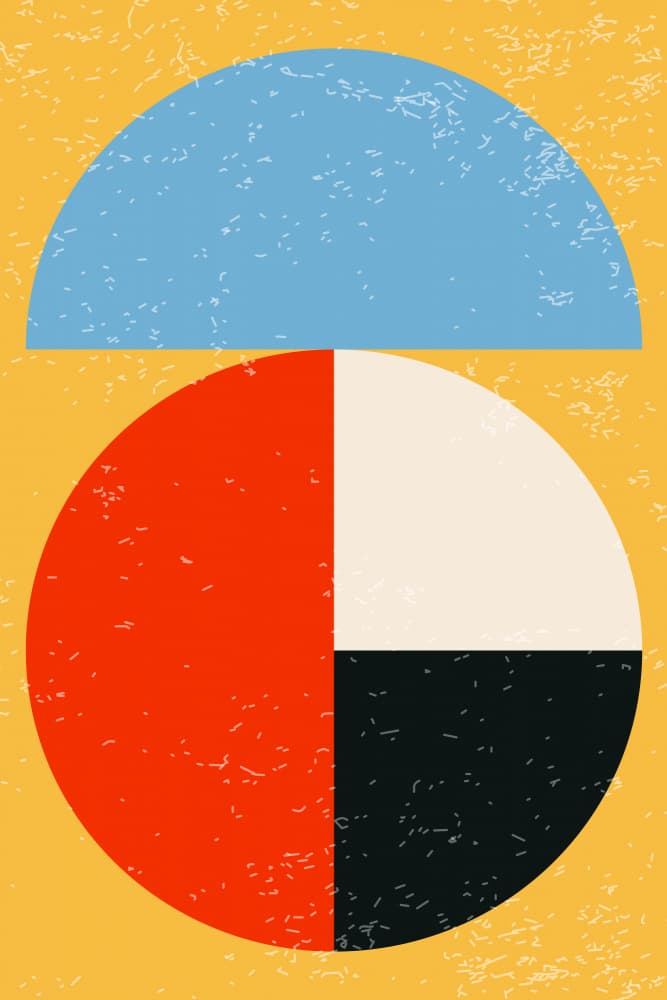 Geometric Color Block by jay stanley — canvas wall art