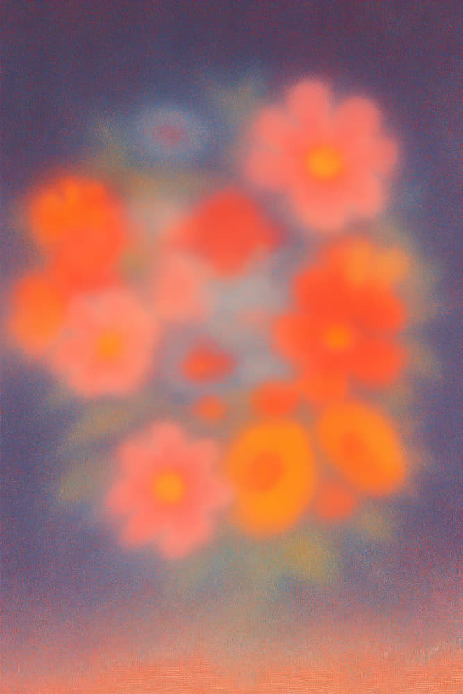 Dreamy Floral Glow by Frida Floral Studio — canvas wall art