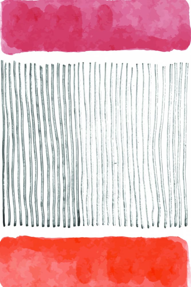 Warm Abstract Lines by jay stanley — canvas wall art