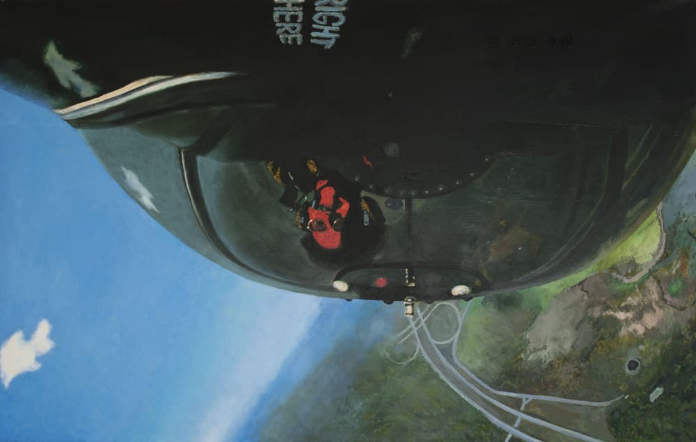Airship Pilot Sky View by Anton Terziev — canvas wall art
