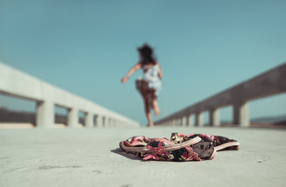 Barefoot Summer Run by polod — canvas wall art