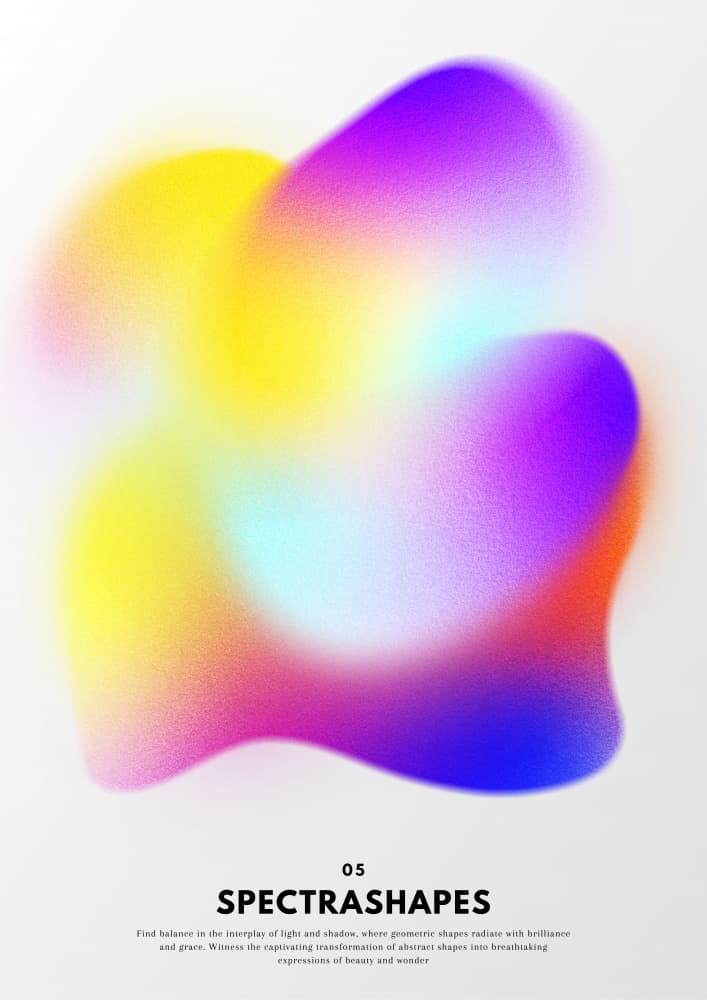Vibrant Color Blends by RS LAB STUDIO — canvas wall art