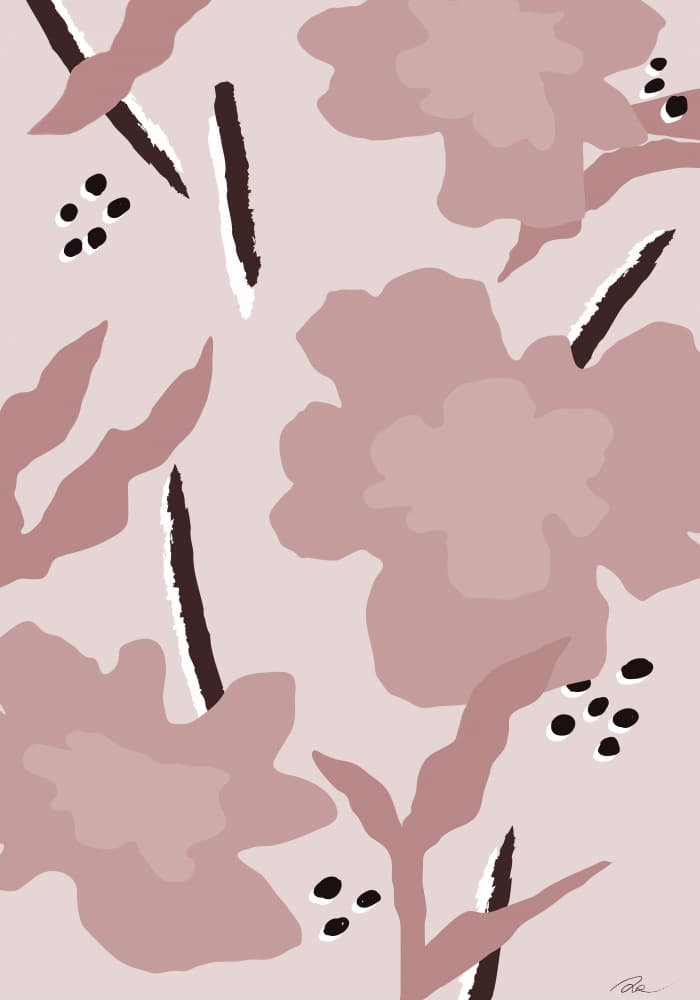 Modern Blush Botanicals by Pictufy Studio II — canvas wall art
