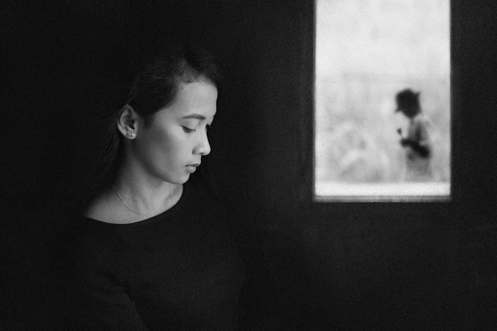 Woman's Quiet Reflection by Teguh Yudhi Winarno — canvas wall art