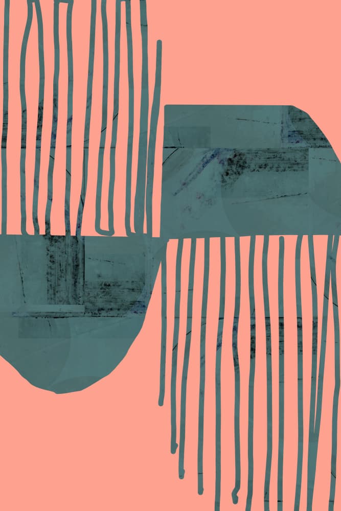 Modern Abstract Lines by cartissi — canvas wall art