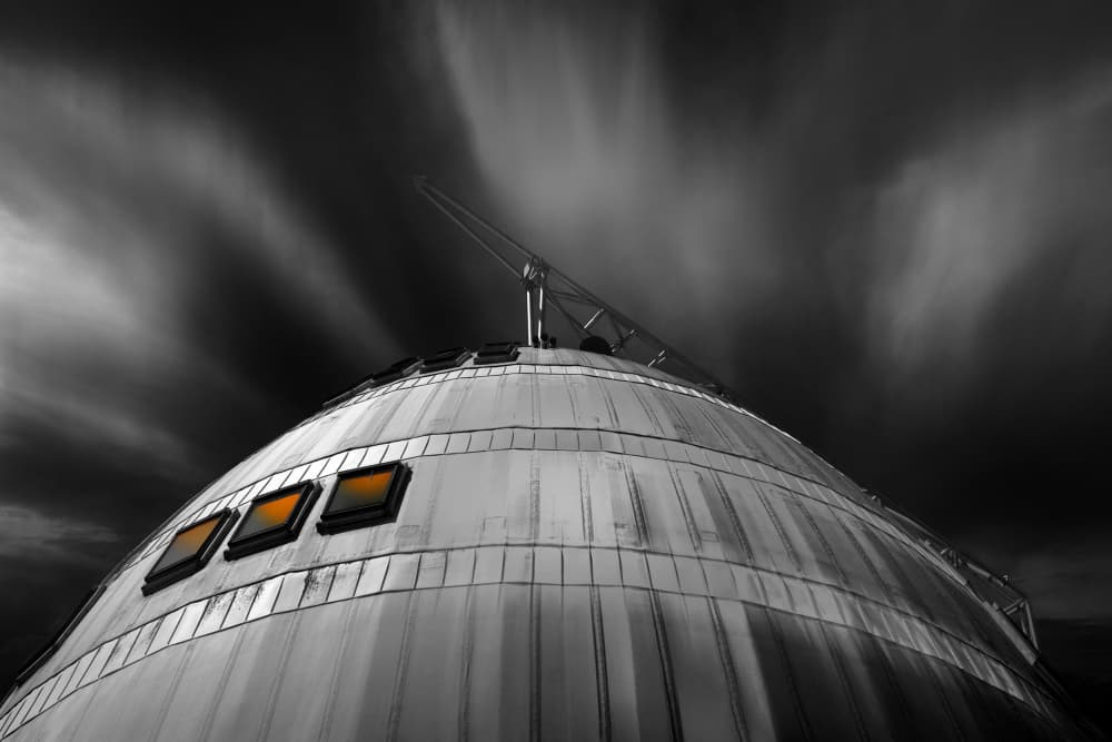 Dramatic Dome Architecture by Hans-Wolfgang Hawerkamp — canvas wall art