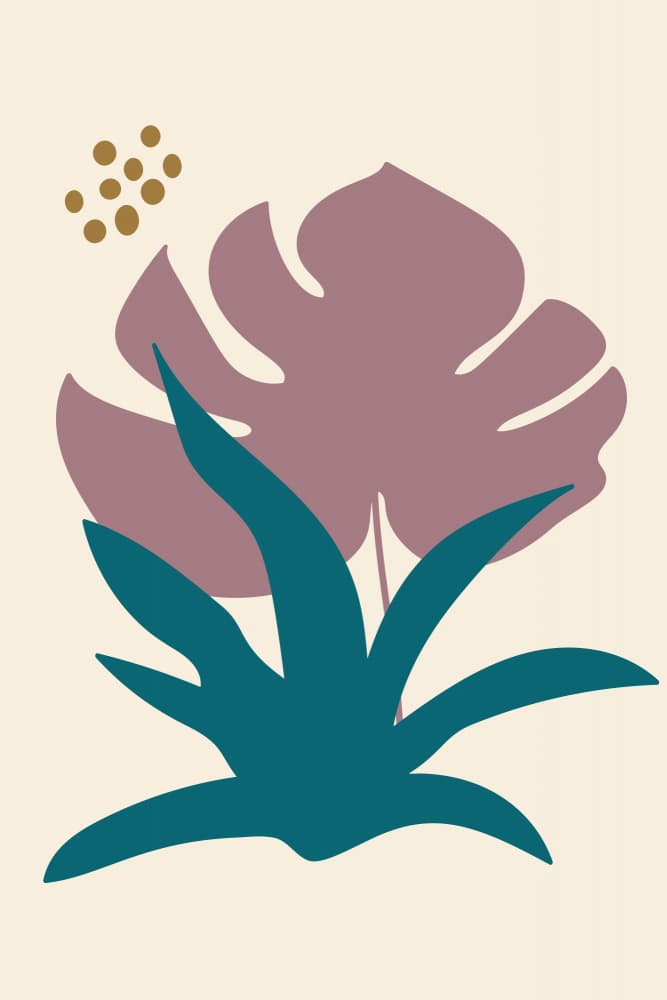Abstract Tropical Foliage by Dina Dankers — canvas wall art