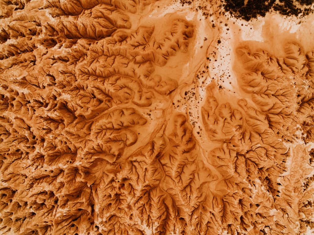 Desert Erosion Patterns by Javier Pardina — canvas wall art
