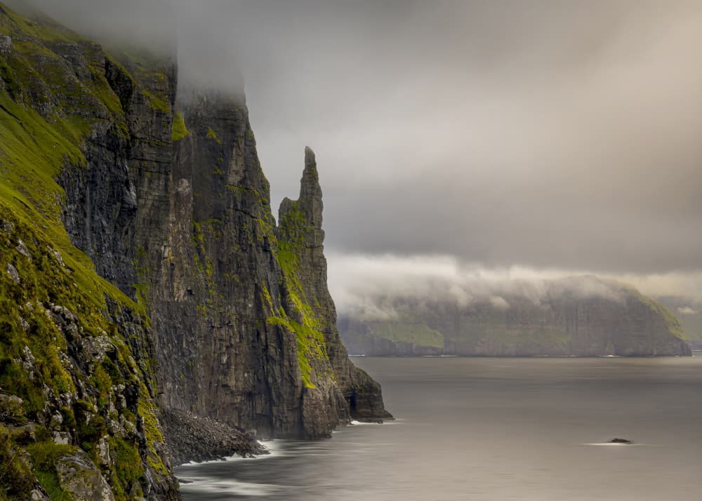 Misty Sea Stacks by Greetje van Son — canvas wall art