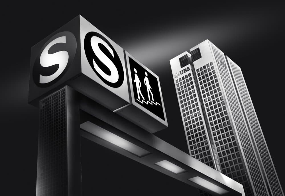 Urban S-Bahn Architecture by Dani Otero Sobrino — canvas wall art