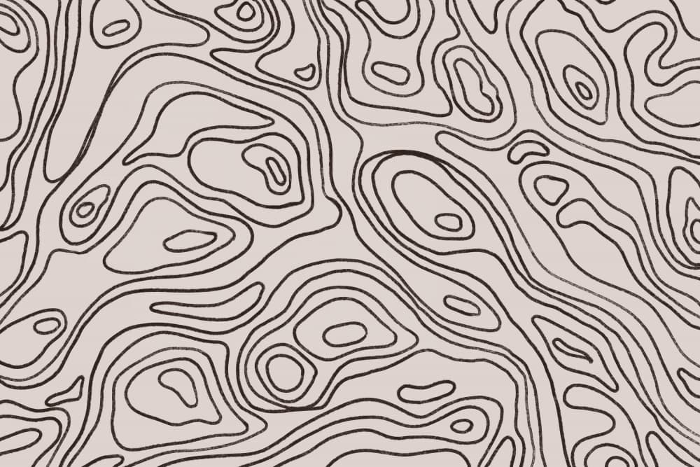 Contour Dreamscape by Treechild — canvas wall art
