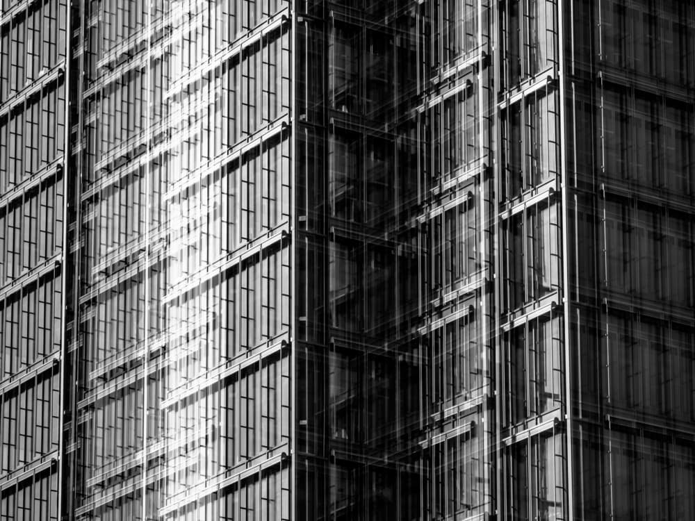 Abstract Architectural Layers by Marius Surleac — canvas wall art