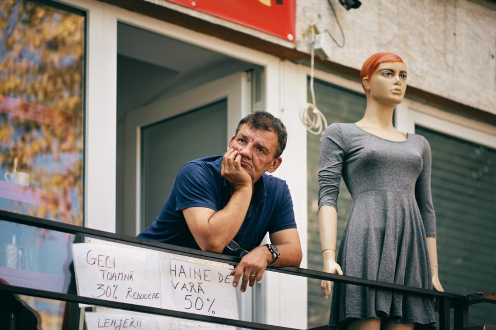 Thoughtful Man Mannequin by Denis Malciu — canvas wall art