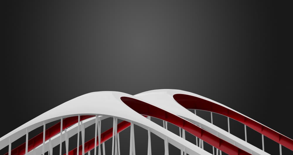 Bold Bridge Arches by Ivan Huang — canvas wall art