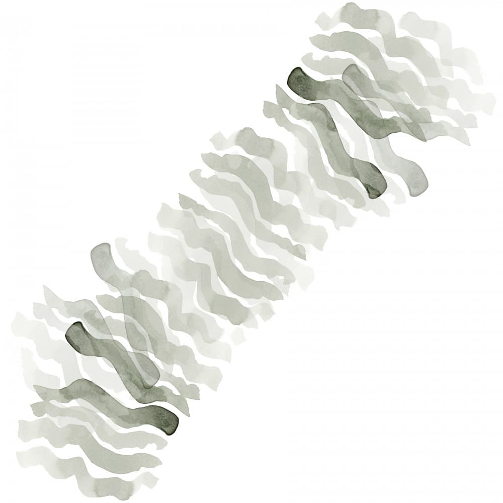 Gentle Watercolor Waves by cartissi — canvas wall art