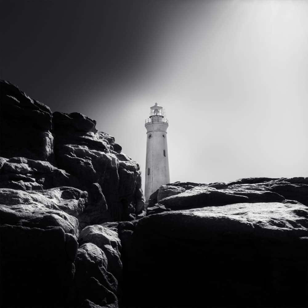 Dramatic Coastal Lighthouse by Ray Truter — canvas wall art