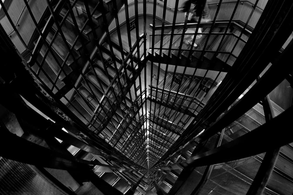 Dark Spiral Descent by Koji Tajima — canvas wall art