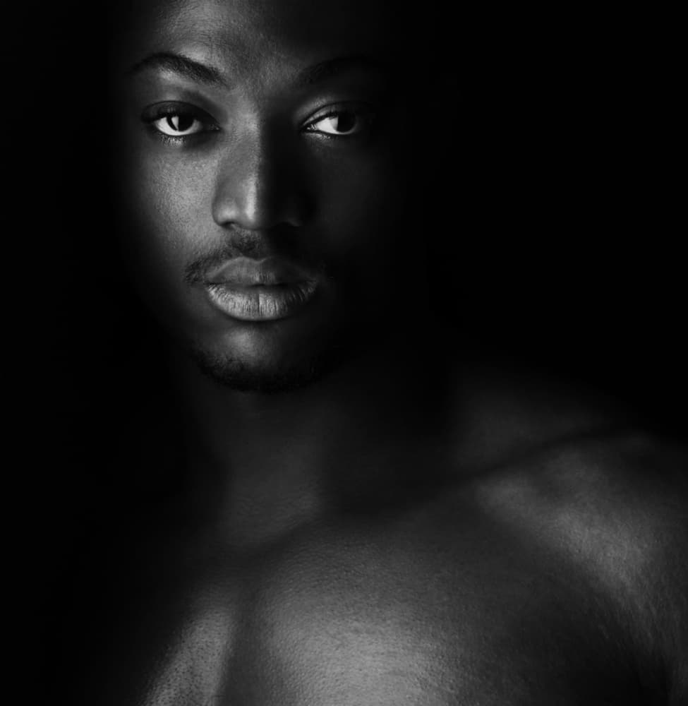 Captivating Dark Portrait by Danil Rudoi — canvas wall art